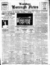 Lewisham Borough News Wednesday 08 June 1921 Page 1