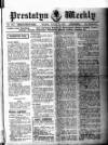 Prestatyn Weekly Saturday 02 October 1915 Page 1