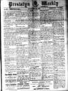 Prestatyn Weekly Saturday 12 March 1921 Page 1