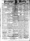 Prestatyn Weekly Saturday 28 January 1922 Page 1