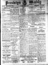 Prestatyn Weekly Saturday 04 March 1922 Page 1