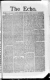 Echo (London) Wednesday 24 December 1873 Page 1