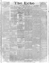 Echo (London) Thursday 08 January 1885 Page 1