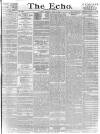 Echo (London) Thursday 09 April 1885 Page 1