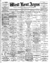 West Kent Argus and Borough of Lewisham News Friday 12 June 1896 Page 1