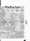West Kent Argus and Borough of Lewisham News Friday 12 August 1927 Page 1