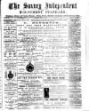 Surrey Independent and Wimbledon Mercury Saturday 19 May 1883 Page 1