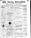 Surrey Independent and Wimbledon Mercury Saturday 09 June 1883 Page 1