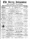 Surrey Independent and Wimbledon Mercury Saturday 28 July 1883 Page 1