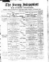 Surrey Independent and Wimbledon Mercury Saturday 03 April 1886 Page 1