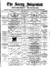 Surrey Independent and Wimbledon Mercury Saturday 15 October 1887 Page 1