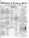 Wallington & Carshalton Herald Saturday 25 March 1882 Page 1