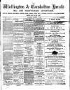 Wallington & Carshalton Herald Saturday 11 August 1883 Page 1