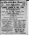 East End News and London Shipping Chronicle Tuesday 22 July 1919 Page 1