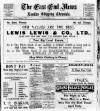 East End News and London Shipping Chronicle Friday 25 February 1921 Page 1