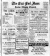 East End News and London Shipping Chronicle Tuesday 08 March 1921 Page 1