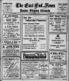 East End News and London Shipping Chronicle Tuesday 11 February 1930 Page 1