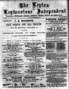Leytonstone Express and Independent Saturday 15 September 1877 Page 1