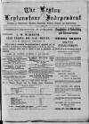 Leytonstone Express and Independent Saturday 13 April 1878 Page 1