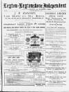 Leytonstone Express and Independent Saturday 27 November 1880 Page 1