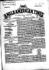 Anglo-American Times Saturday 21 July 1866 Page 1
