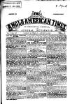 Anglo-American Times Saturday 18 January 1868 Page 1