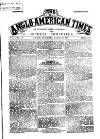 Anglo-American Times Saturday 28 March 1868 Page 1