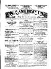 Anglo-American Times Friday 11 November 1881 Page 1
