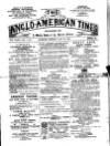 Anglo-American Times Friday 28 January 1887 Page 1