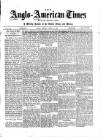 Anglo-American Times Saturday 31 August 1895 Page 1