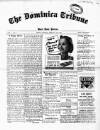 Dominica Tribune Saturday 25 February 1939 Page 1