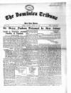 Dominica Tribune Saturday 20 January 1940 Page 1