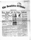 Dominica Tribune Saturday 27 January 1940 Page 1