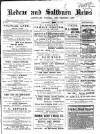 Redcar and Saltburn News Saturday 19 July 1902 Page 1