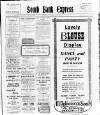 South Bank Express Saturday 28 December 1918 Page 1