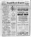 South Bank Express Saturday 13 January 1923 Page 1