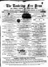 Tonbridge Free Press Saturday 01 January 1887 Page 1