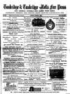 Tonbridge Free Press Saturday 11 October 1890 Page 1