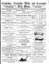 Tonbridge Free Press Saturday 23 May 1896 Page 1