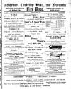 Tonbridge Free Press Saturday 13 June 1896 Page 1