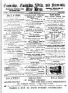 Tonbridge Free Press Saturday 13 January 1900 Page 1