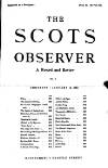 National Observer Saturday 12 January 1889 Page 1