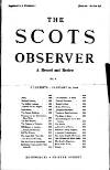 National Observer Saturday 19 January 1889 Page 1