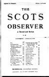 National Observer Saturday 27 April 1889 Page 1