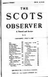 National Observer Saturday 13 July 1889 Page 1