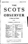 National Observer Saturday 17 August 1889 Page 1