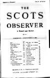 National Observer Saturday 21 September 1889 Page 1