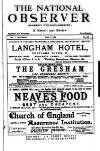 National Observer Saturday 02 May 1891 Page 1