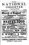 National Observer Saturday 14 November 1891 Page 1