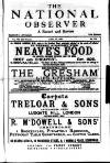National Observer Saturday 23 April 1892 Page 1